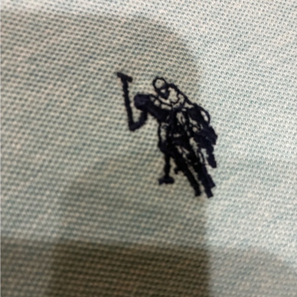 U.S. Polo Assn. Unisex Sky Blue Polo Shirt - Picture 2 of 4